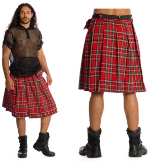 Schottenkilt rottartan