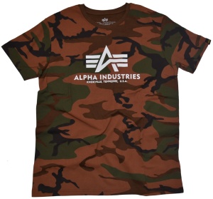 Alpha Basic T-Shirt burned camo