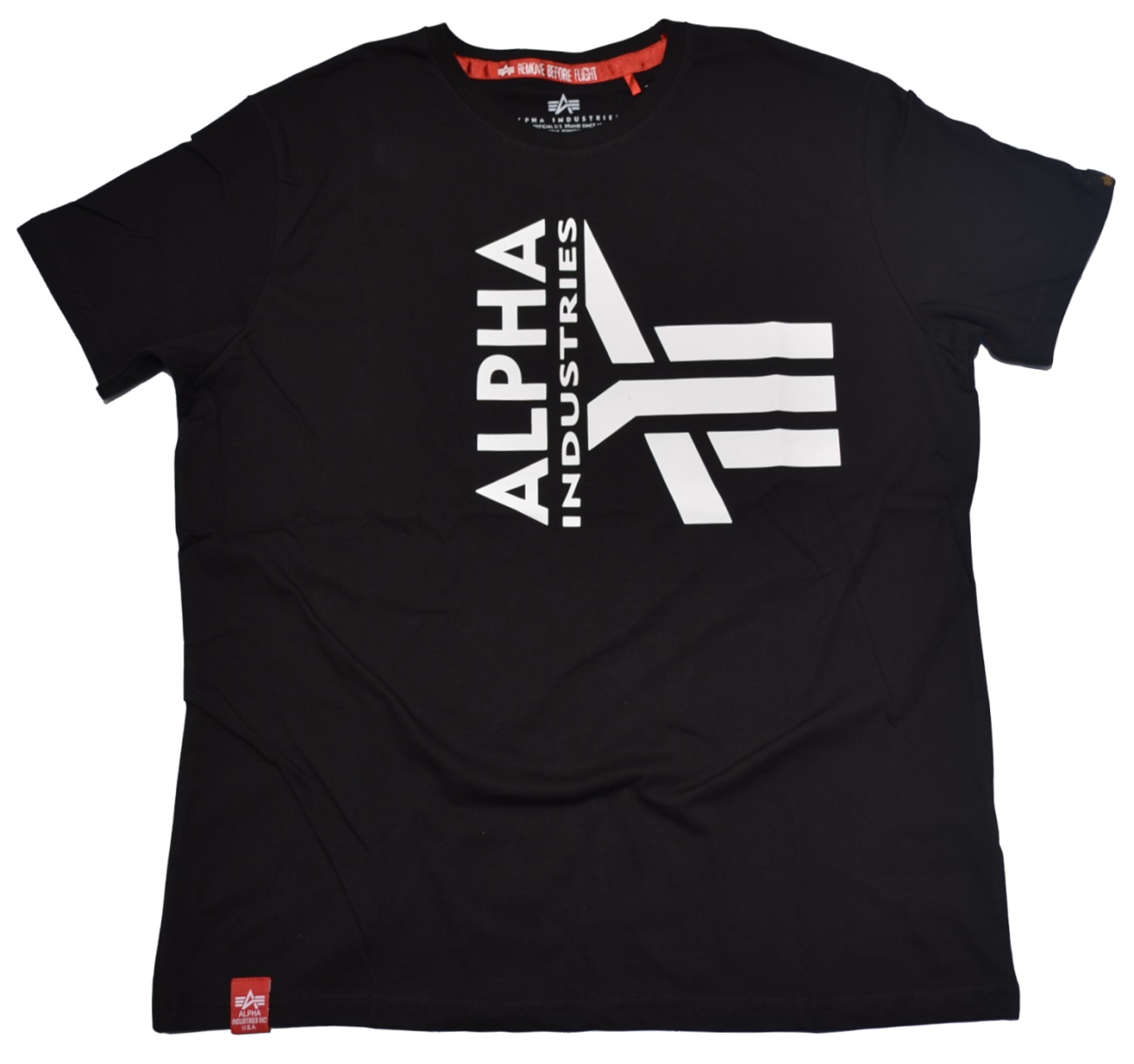und Half Alpha Logo Industries T Details - Versand - 106510 - Foam T-Shirt Shop T Shirts Ultras Alpha Industries