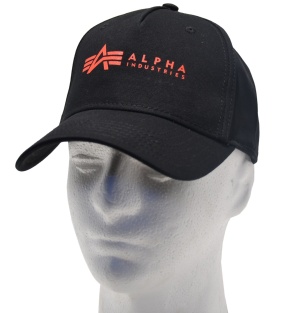 Alpha Industries Cap roter Logo Druck