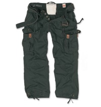 Surplus Premium Vintage Army Hose weit geschnittene Cargo-Hose mit 2 Seitentaschen eine perfekte Outdoorhose