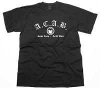 T-Shirt A.C.A.B. Acht Cola Acht Bier