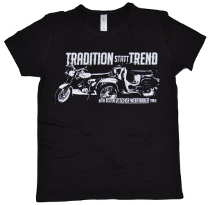 Damen T-Shirt Tradition statt Trend Simson Motiv G45