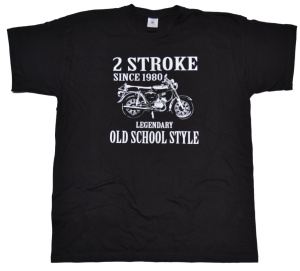 T-Shirt 2 Stroke Old school Style S51