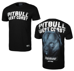 Pit Bull West Coast T-Shirt Black Dog Middle Weight