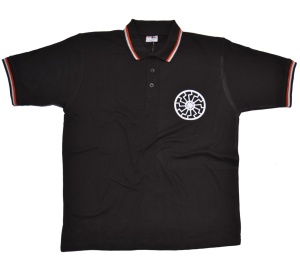 Poloshirt Schwarze Sonne