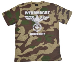 T-Shirt Wehrmacht wieder mit in camo G431