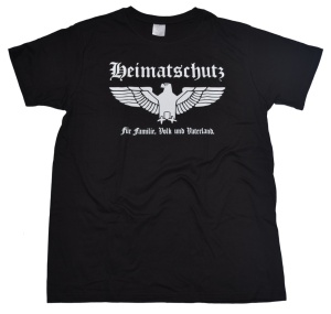 T-Shirt Heimatschutz für Familie Volk und Vaterland