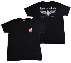 T-Shirt Heimatschutz für Familie Volk und Vaterland