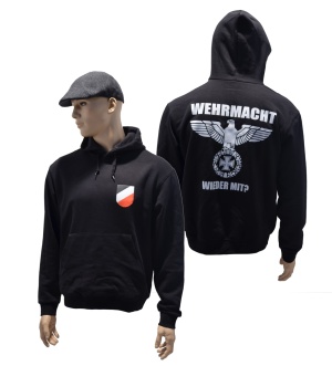 Kapuzensweatshirt Wehrmacht wieder mit
